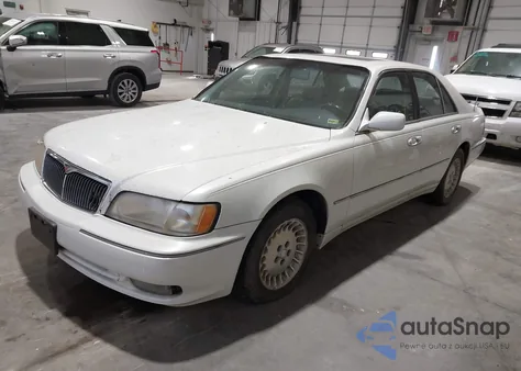 1999 Infiniti Q45 Touring z USA, uszkodzony, nr VIN JNKBY31A2XM601373